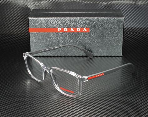 prada designer eyeglass frames|Prada clear frame eyeglasses.